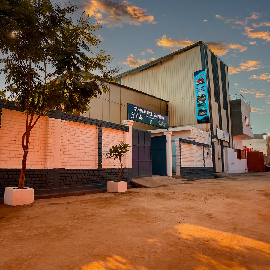 Athletes training at Sangwan Sports Academy